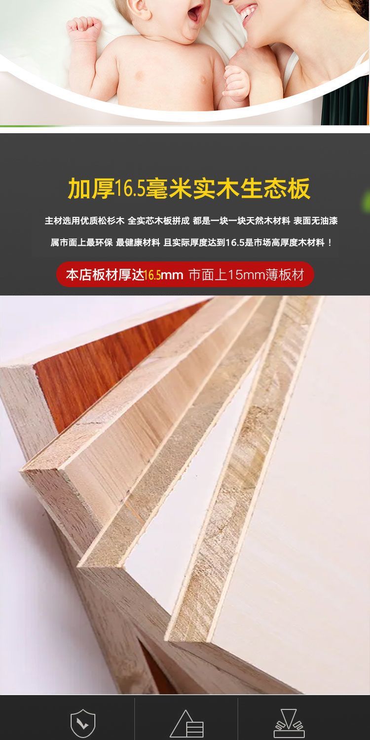 實木衣櫃家用臥室櫃子推拉門移門儲物大衣櫃簡易簡約白色佛山傢俱