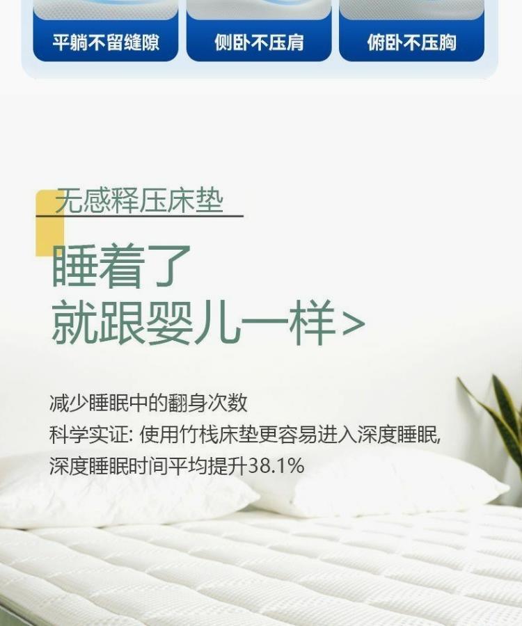 菲瑪仕記憶棉盒子捲包牀墊乳膠家用獨立彈簧網紅小清新席夢思牀墊