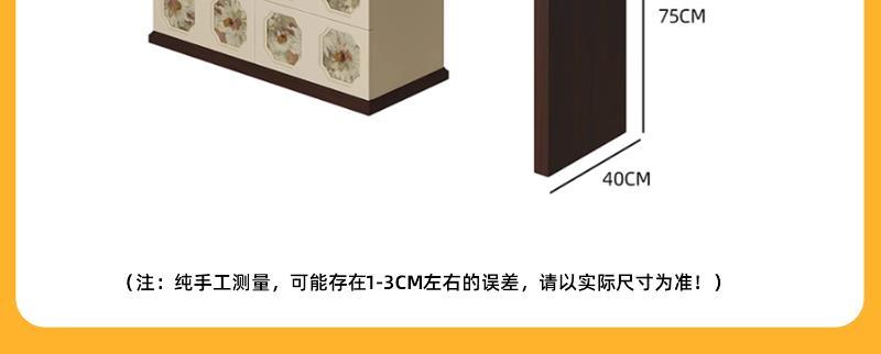 谷及中古花紋多功能設計梳妝檯家用臥室牀尾梳妝桌格調高級化妝桌