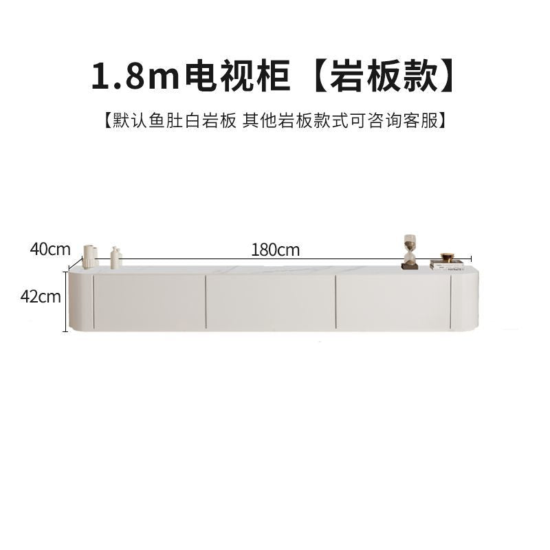 北歐實木電視櫃現代簡約客廳茶几組合小戶型儲物地櫃輕奢奶油極簡