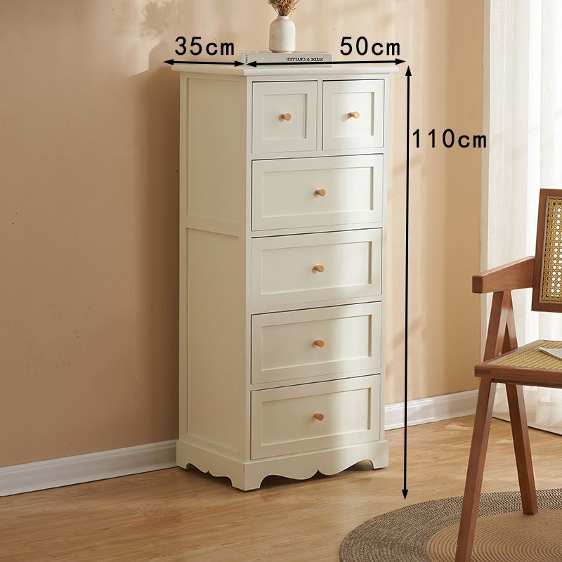 50寬五斗櫃實木牀頭櫃儲物櫃帶鎖中國風客廳臥室收納櫃抽屜式多層