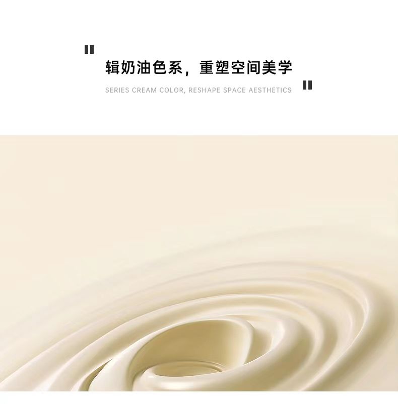 奶油風書桌梳妝檯一體輕奢烤漆意式極簡電腦桌家用臥室實木辦公桌