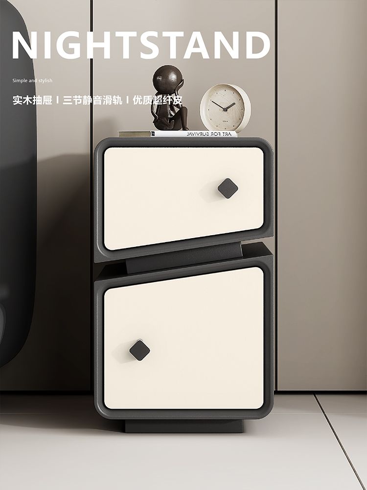 免安裝北歐現代簡約儲物櫃輕奢高級牀頭櫃小型家用牀邊櫃新款臥室