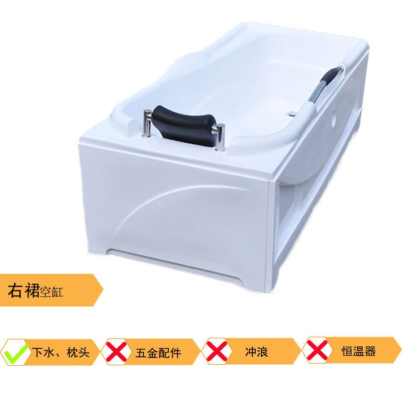 亞克力成人浴缸浴盆智能恆溫衝浪按摩浴缸情侶浴缸浴盆1.4-1.7米