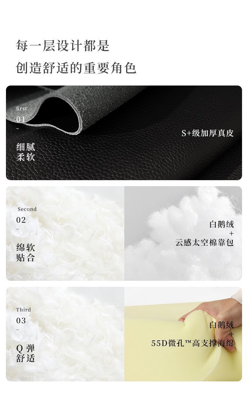 真皮沙發牀可摺疊一體兩用小戶型沙發客廳新款帶牀墊翻轉伸縮牀