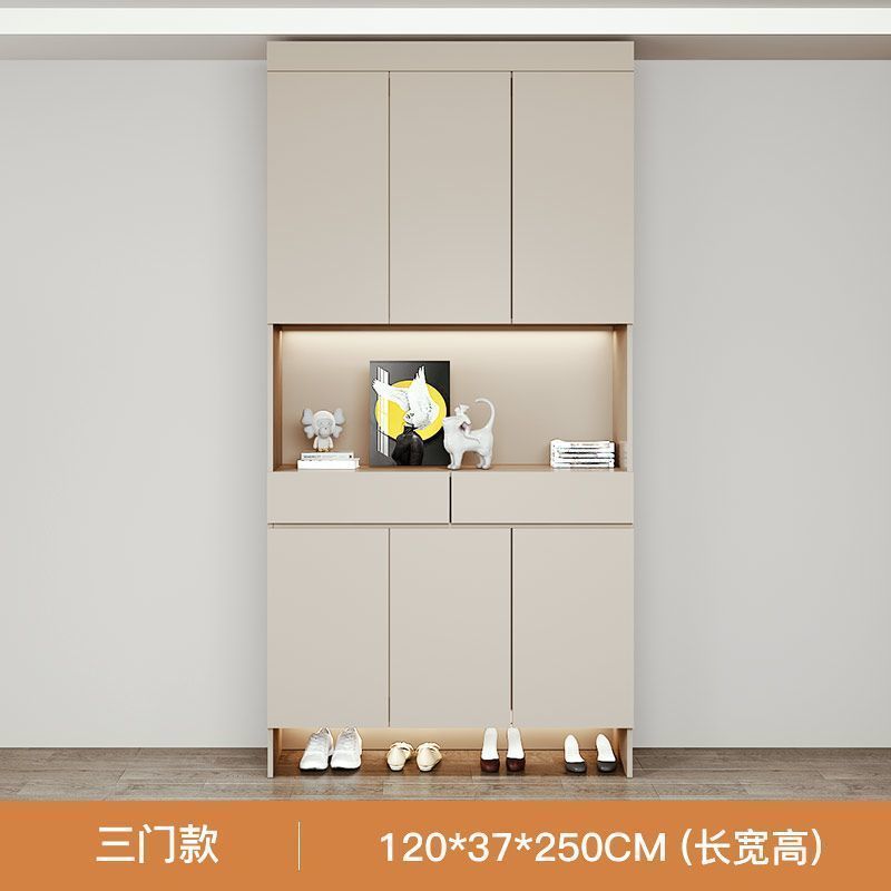 進門鞋櫃玄關櫃一體靠牆輕奢餐邊櫃家用入戶門廳櫃收納櫃