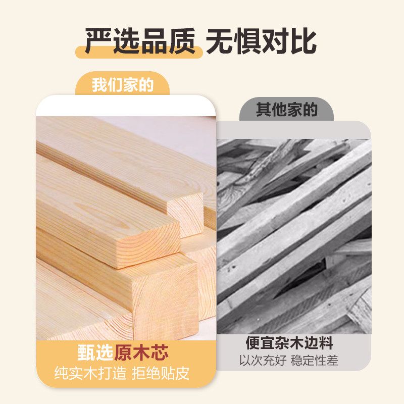 小木屋兒童牀拼接牀加寬牀邊牀女孩男孩小牀寶寶嬰兒牀皮大牀實木