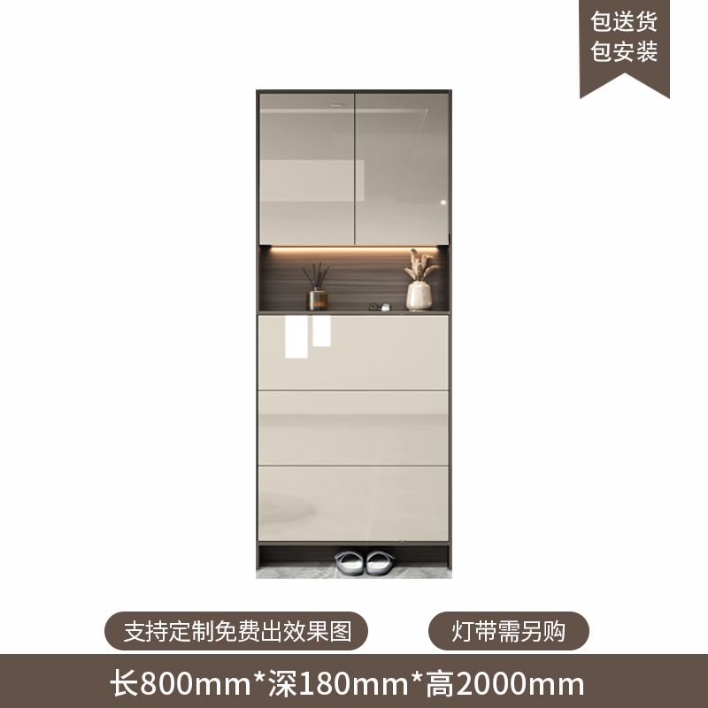 定製超薄鞋櫃家用門口18cm新款收納玄關櫃現代簡約門後翻鬥儲物櫃