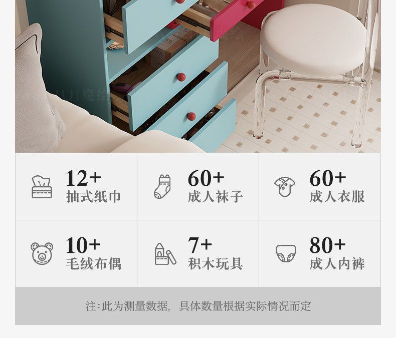 新款客廳梳妝檯妝椅組合多巴胺化妝收納一體櫃臥室法式拱形儲物櫃