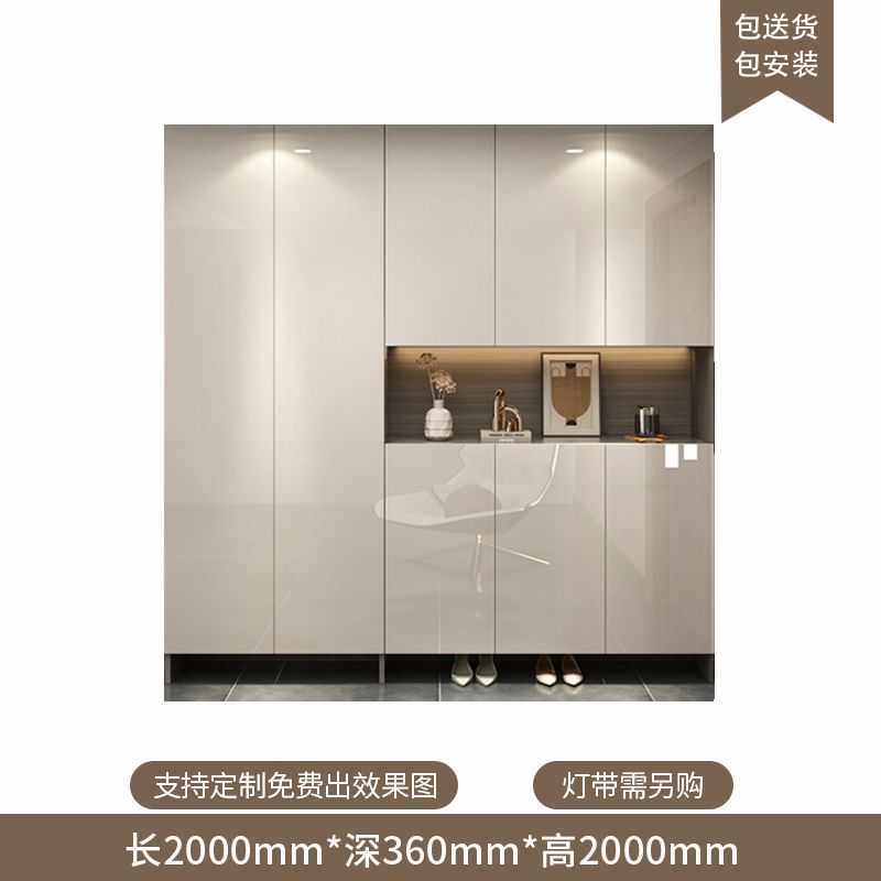 定製入戶玄關鞋櫃家用門口新款輕奢客廳隔斷櫃大容量多層儲物櫃