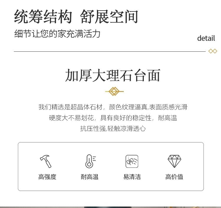 輕奢圓形牀頭櫃現代簡約實木大理石牀邊櫃極簡美式儲物櫃佛山發貨