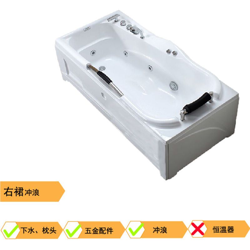 亞克力成人浴缸浴盆智能恆溫衝浪按摩浴缸情侶浴缸浴盆1.4-1.7米