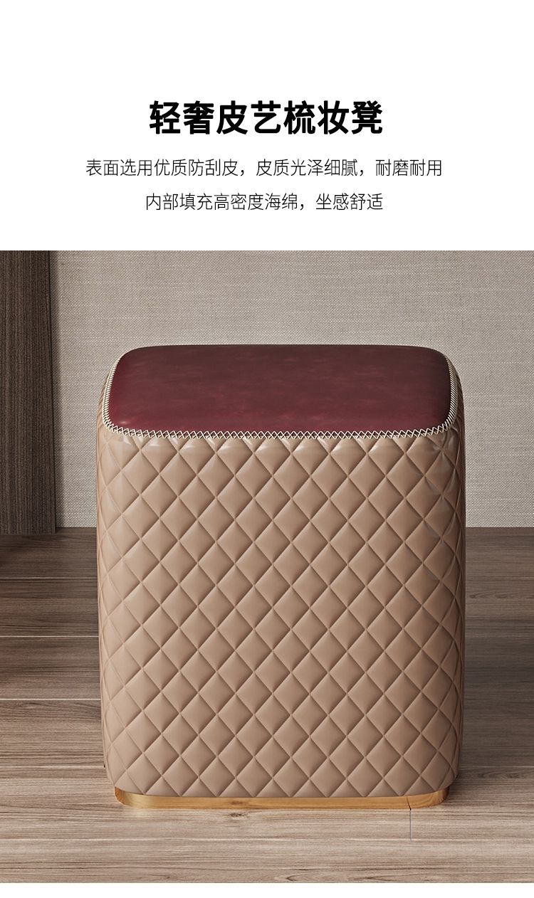 2021新款輕奢極簡大師設計梳妝檯組合簡約網紅高級ins一體臥室