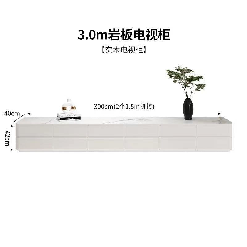 實木雙層電視櫃落地茶几2023新款邊幾組合簡約現代北歐可儲藏收納
