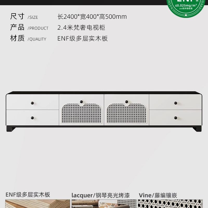 意式輕奢電視櫃客廳家用2025新款現代簡約實木烤漆茶几電視組合櫃