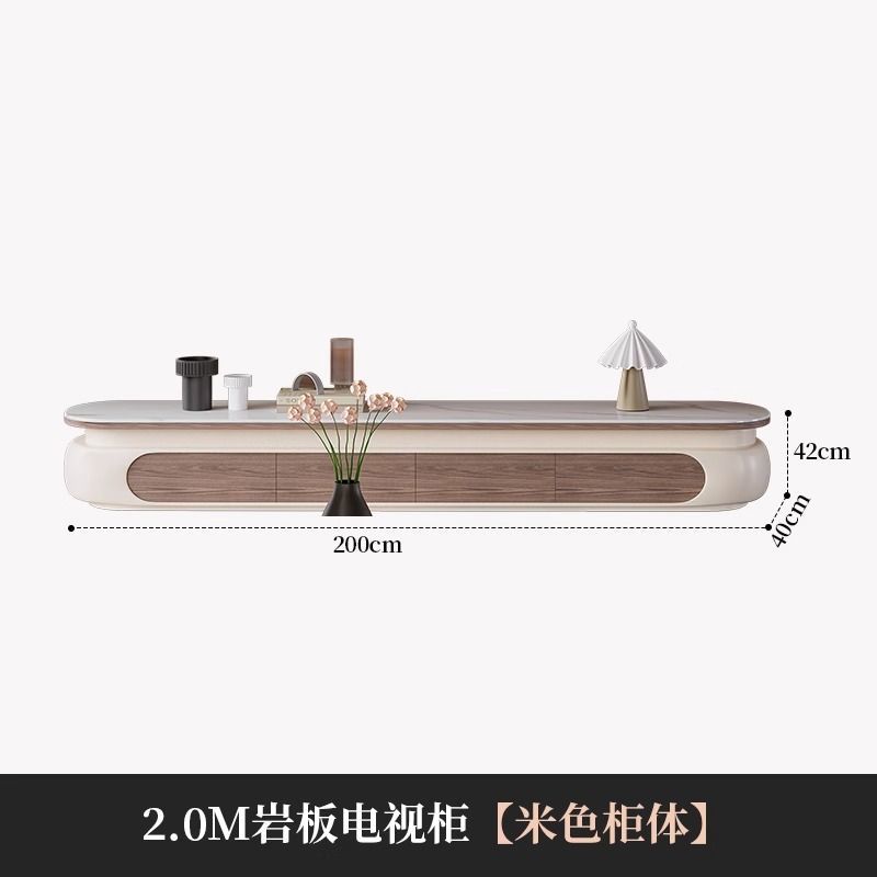 椭圆形新款轻奢创意茶几现代简约组合客厅家用小户型奶油意式高级