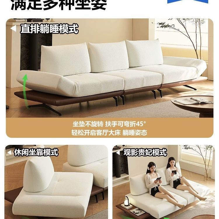 灵动岛沙发2025新款创意客厅功能模块雪尼尔百变岛屿直排布艺沙发