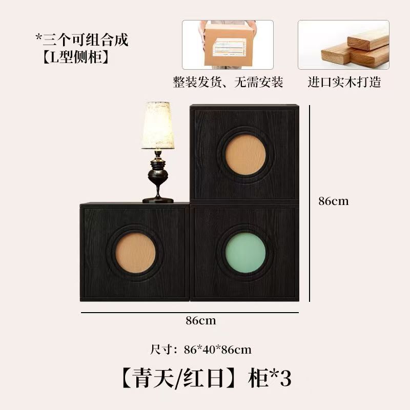 中古牀頭櫃臥室櫃收納櫃電視櫃組合鬥櫃實木卡門櫃客廳落地櫃新款