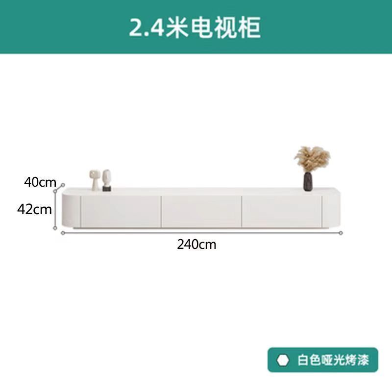 【可定製】北歐電視櫃茶几組合現代簡約客廳輕奢地櫃白色電視機櫃