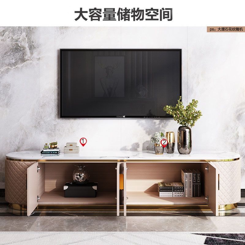小戶型電視櫃茶几組合後現代簡約落地茶几電視櫃客廳傢俱定製