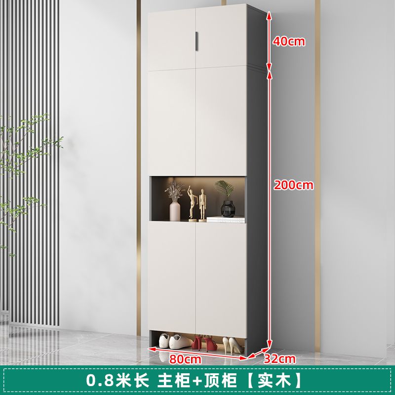 實木入戶鞋櫃玄關櫃家用門口儲物櫃樓道走廊大容量一體靠牆收納櫃