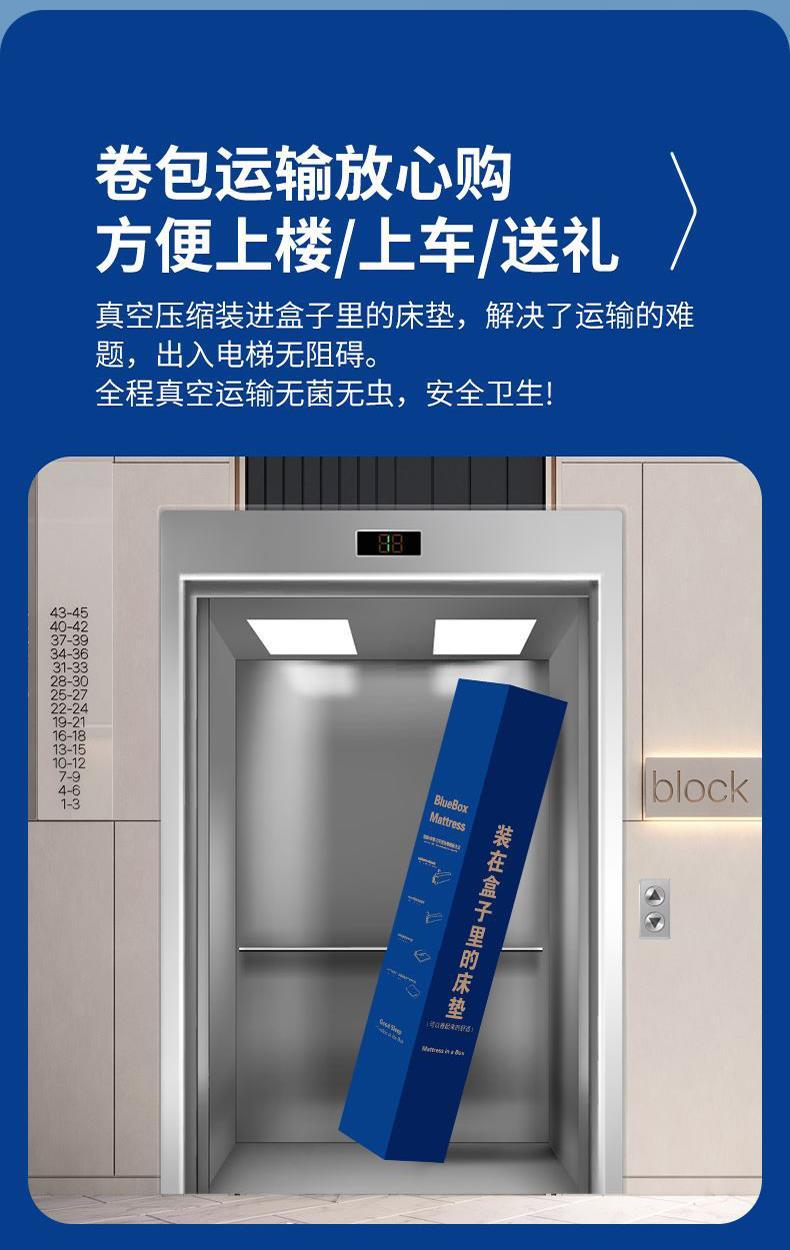 記憶棉乳膠獨立彈簧牀墊捲包壓縮盒子牀墊拆洗家用軟硬20公分棕墊