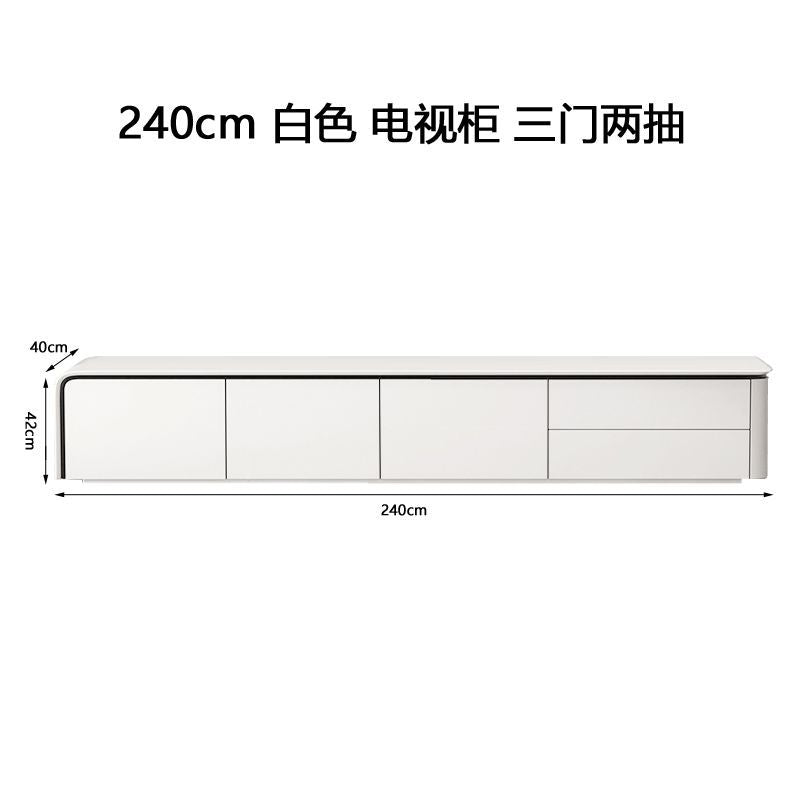 意式實木電視櫃落地櫃玩具櫃儲物收納客廳茶几可定製電視櫃免安裝