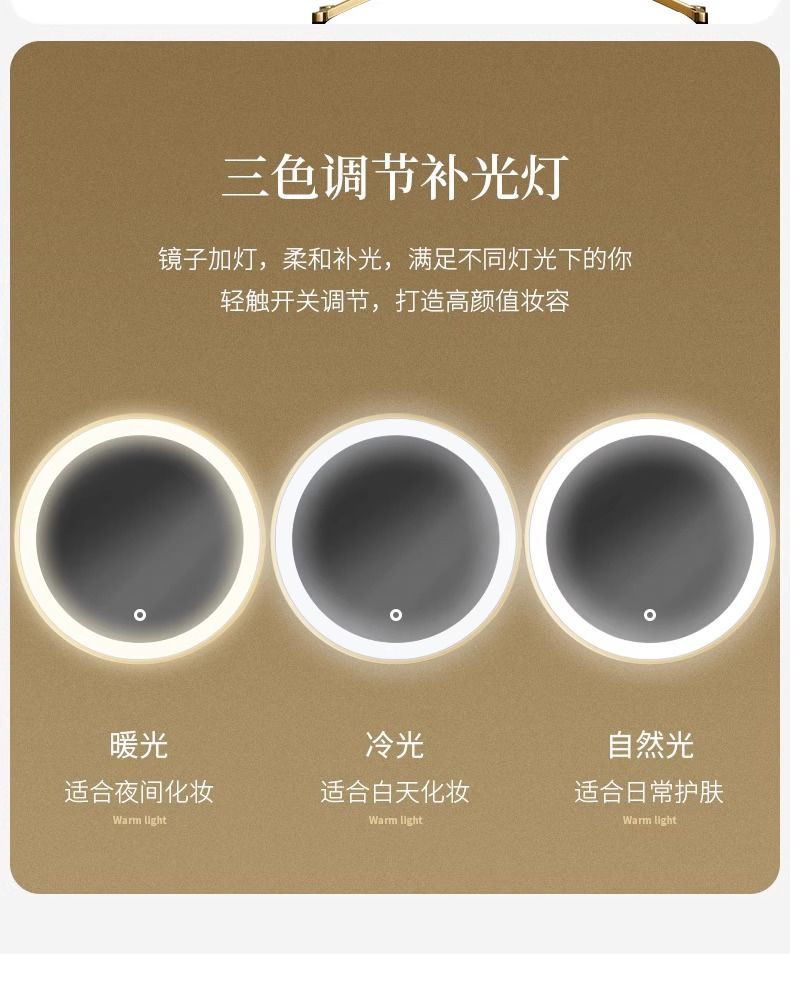 新款高級玻璃梳妝檯現代簡約小戶型化妝臺臥室鋼化玻璃高檔化妝桌