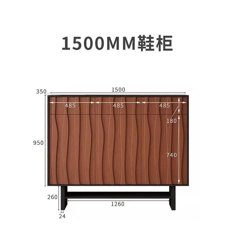 昔拾 晨汐 中古實木鬥櫃法式復古風柚木現代簡約臥室儲物餐邊櫃