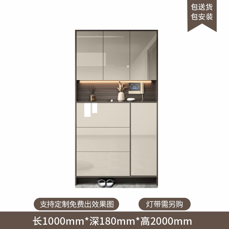 定製超薄鞋櫃家用門口18cm新款收納玄關櫃現代簡約門後翻鬥儲物櫃