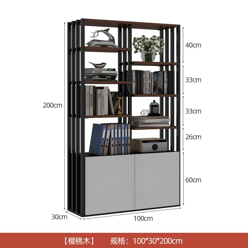办公室隔断置物架落地餐厅围栏卡座栅栏玄关文件架铁艺屏风隔断柜