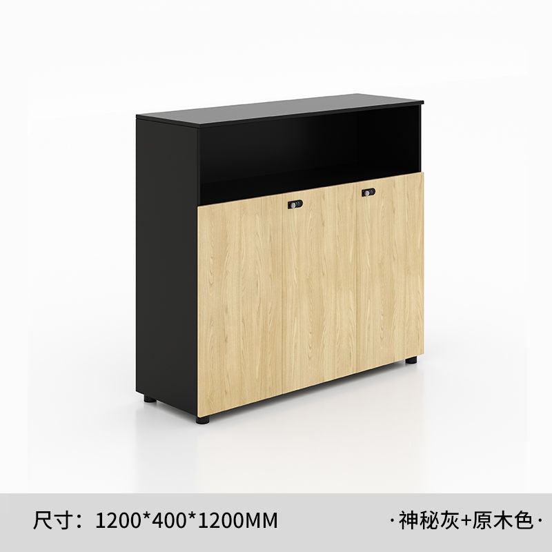 办公室文件柜资料档案柜密码锁柜子储物柜简约组合办公柜地柜矮柜