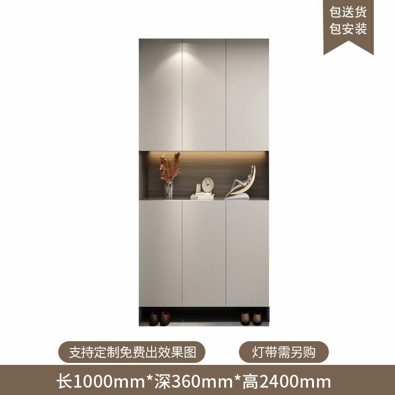 定製進門入戶鞋櫃家用門口一體坐凳靠牆大容量現代簡約玄關鞋櫃