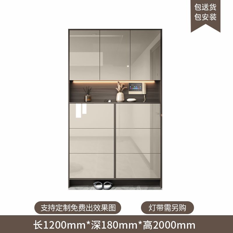 定製超薄鞋櫃家用門口18cm新款收納玄關櫃現代簡約門後翻鬥儲物櫃