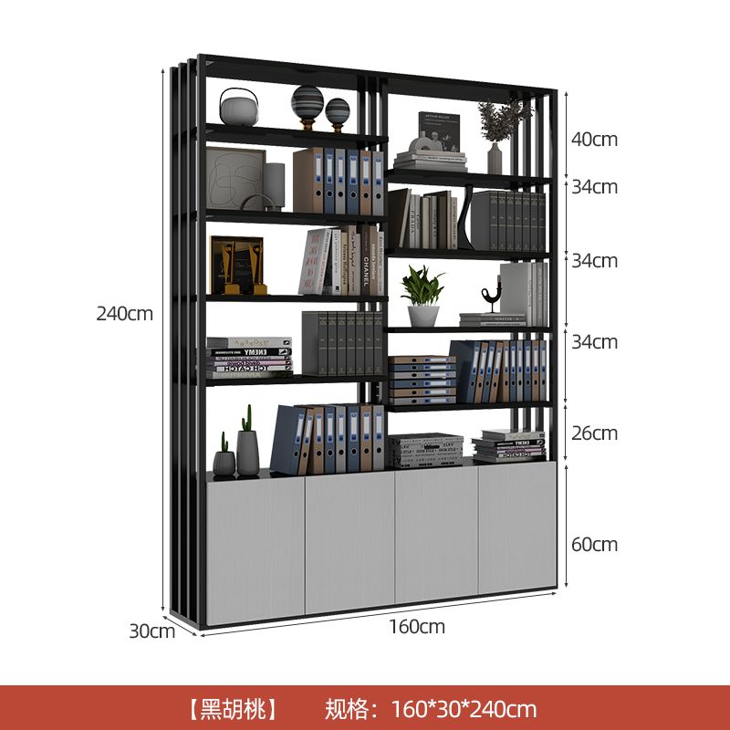 办公室隔断置物架落地餐厅围栏卡座栅栏玄关文件架铁艺屏风隔断柜