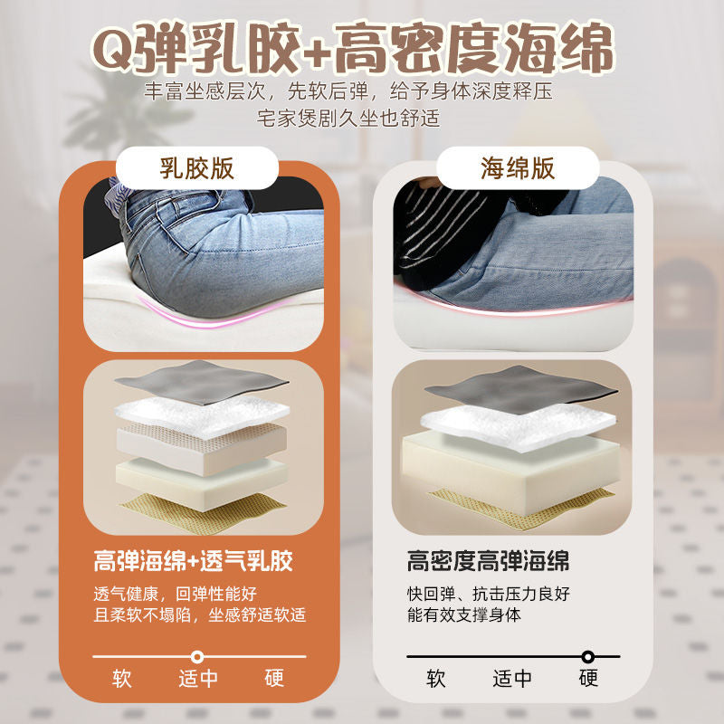 牡丹王子北欧风小户型单人沙发床云朵奶油软硬适中