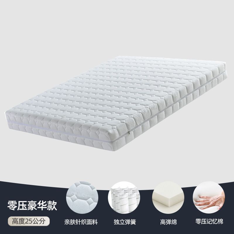 全拆式牀墊酒店牀墊記憶棉牀墊民宿席夢思獨立彈簧捲包牀墊可拆洗