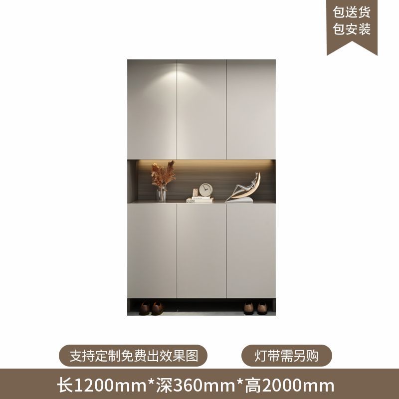 定製進門入戶鞋櫃家用門口一體坐凳靠牆大容量現代簡約玄關鞋櫃