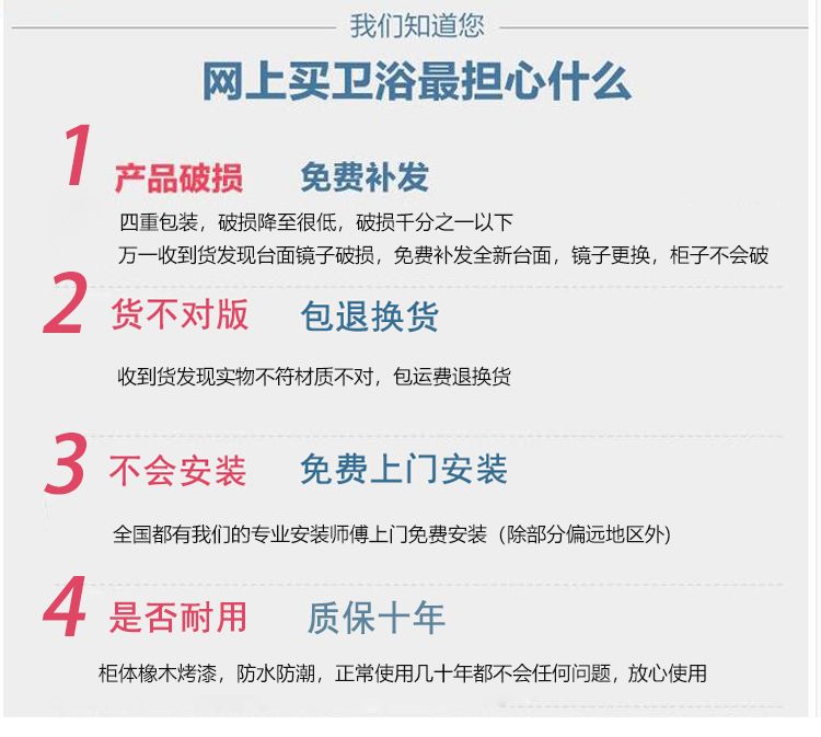 2025新款進口杜邦可麗耐 奶油風多巴胺橡膠木烤漆智能浴室櫃定製