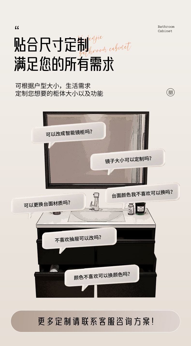 輕奢美式浴室櫃組合天然大理石陶瓷一體盆洗漱臺洗手盆落地櫃衛浴