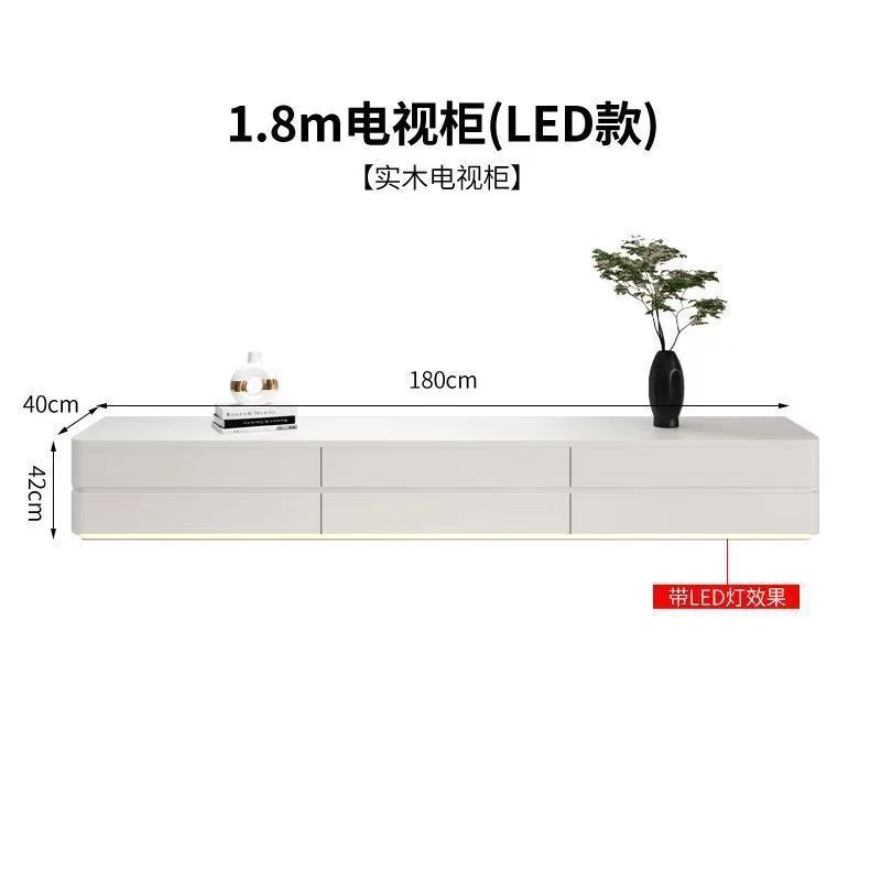 實木雙層電視櫃落地茶几2023新款邊幾組合簡約現代北歐可儲藏收納