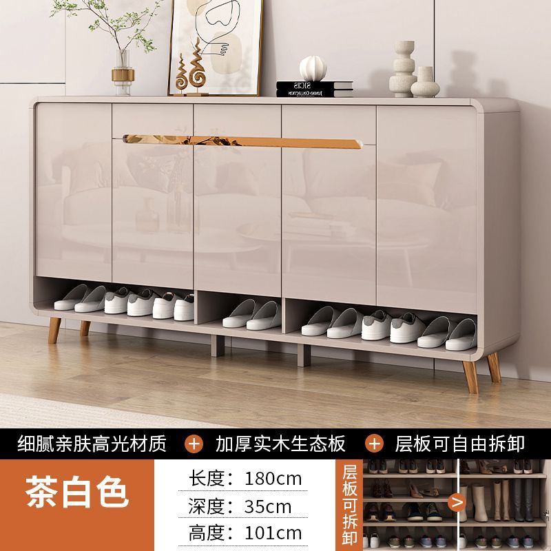 鞋櫃2025新款鞋櫃家用門口入戶收納大容量儲物櫃家用靠牆玄關鞋架