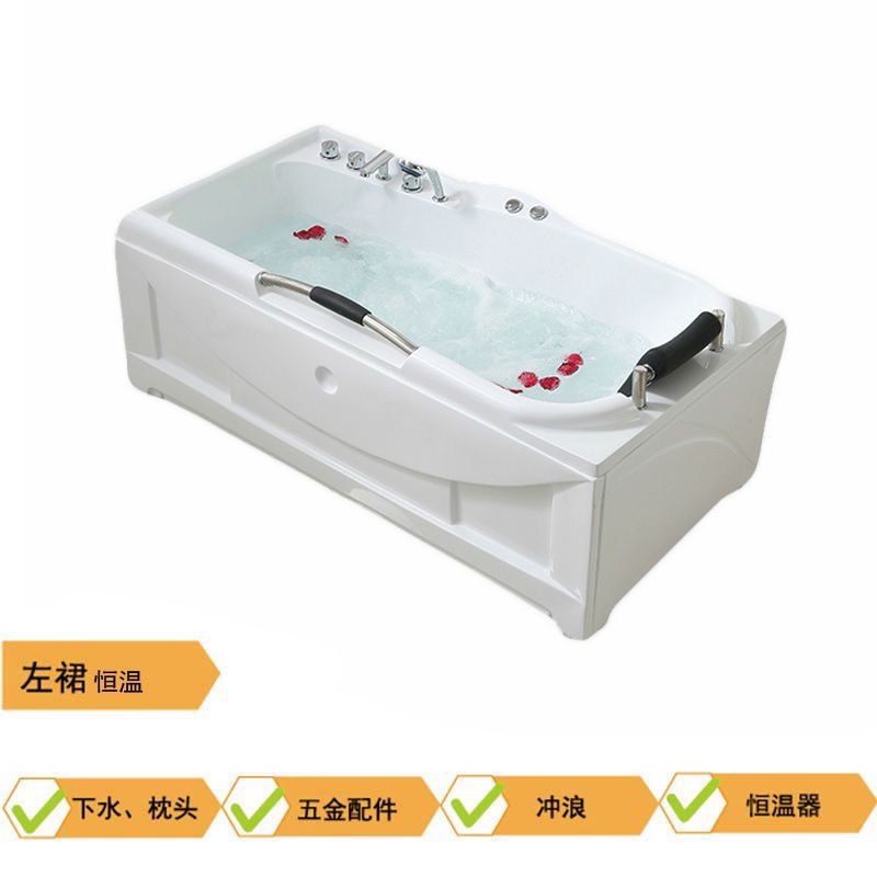 亞克力成人浴缸浴盆智能恆溫衝浪按摩浴缸情侶浴缸浴盆1.4-1.7米