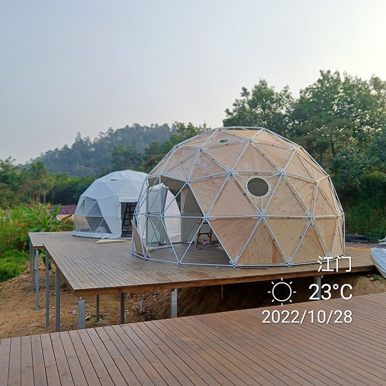 定制户外露营星空房营地星空帐篷半透明遮阳防雨网红球形民宿帐篷