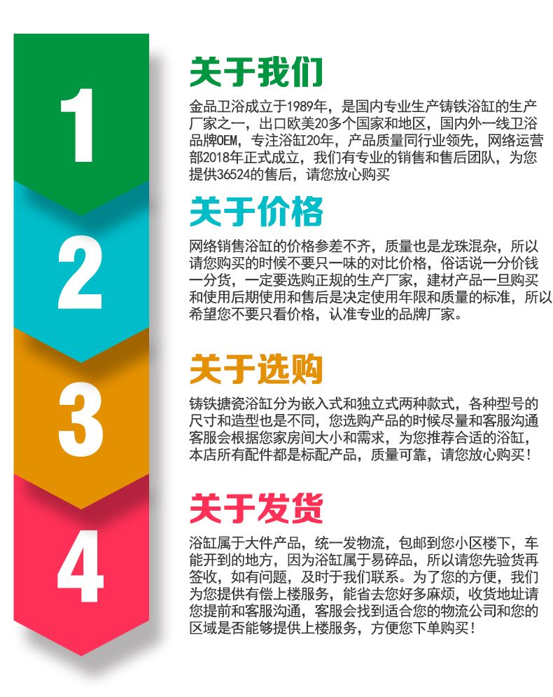 嵌入式浴缸浴盆家用成人洗澡盆鑄鐵陶瓷浴缸迷你小戶型1.4/1.5/米