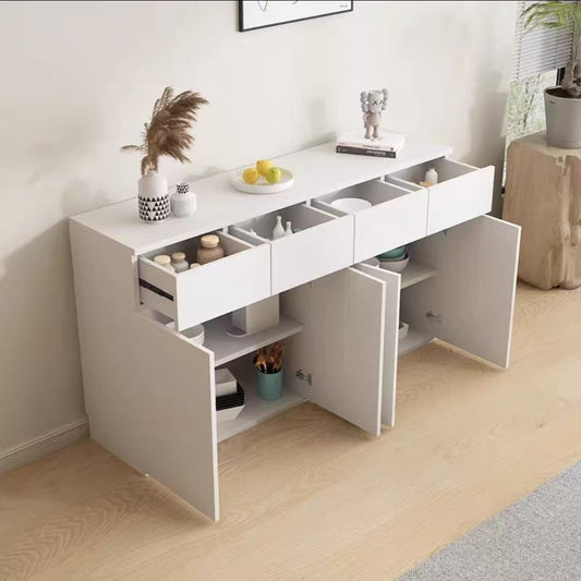 鞋櫃進門家用門口儲物櫃實木收納多層簡約大容量靠牆玄關收納櫃子