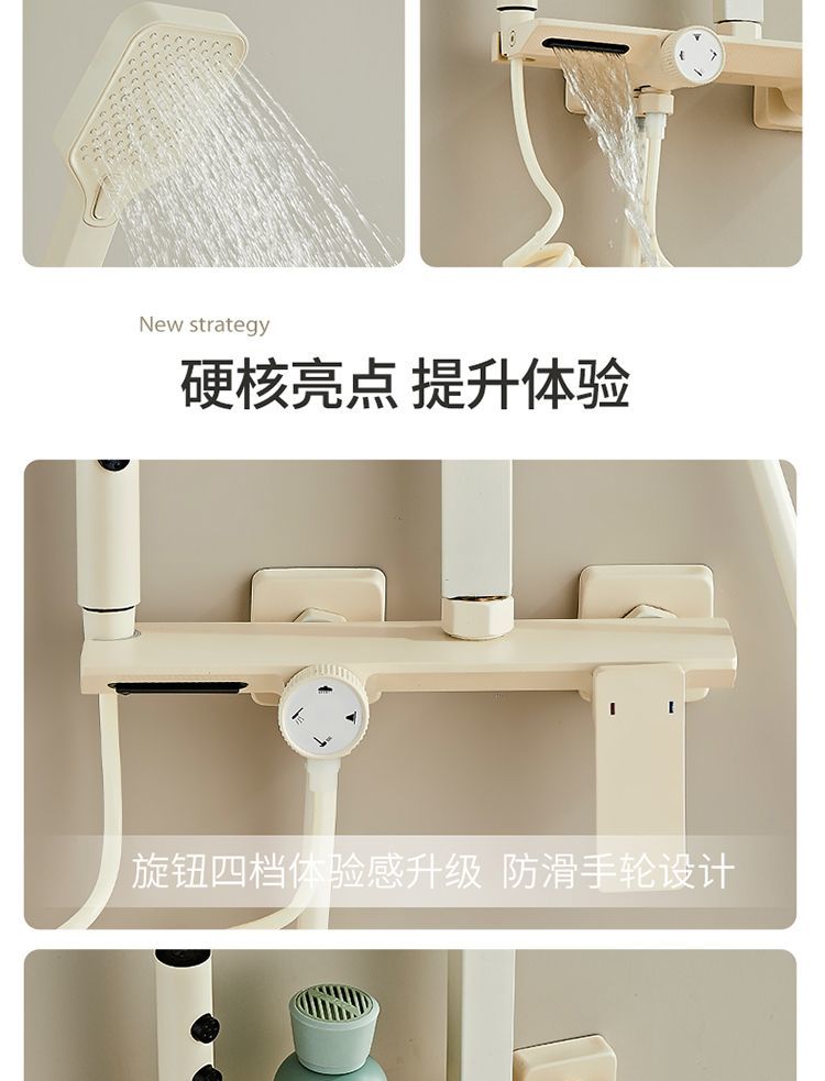 九I枚I王增壓淋浴花灑噴頭頂噴加壓浴室淋雨家用沐浴蓮蓬洗澡套裝