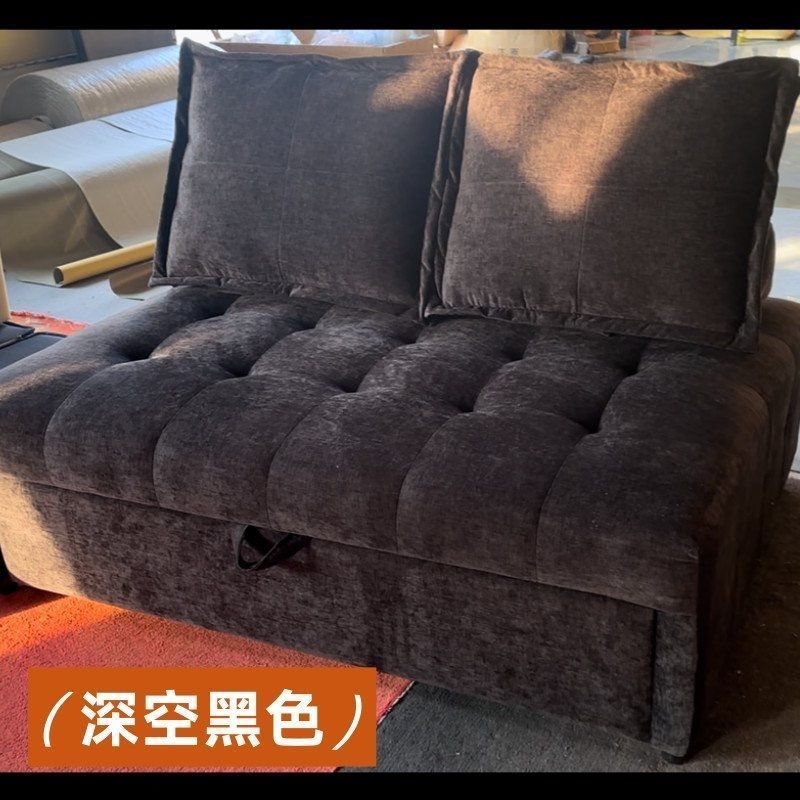 家用小沙发床单人折叠床小户型折叠可躺伸缩式客厅贵妃椅布艺沙发