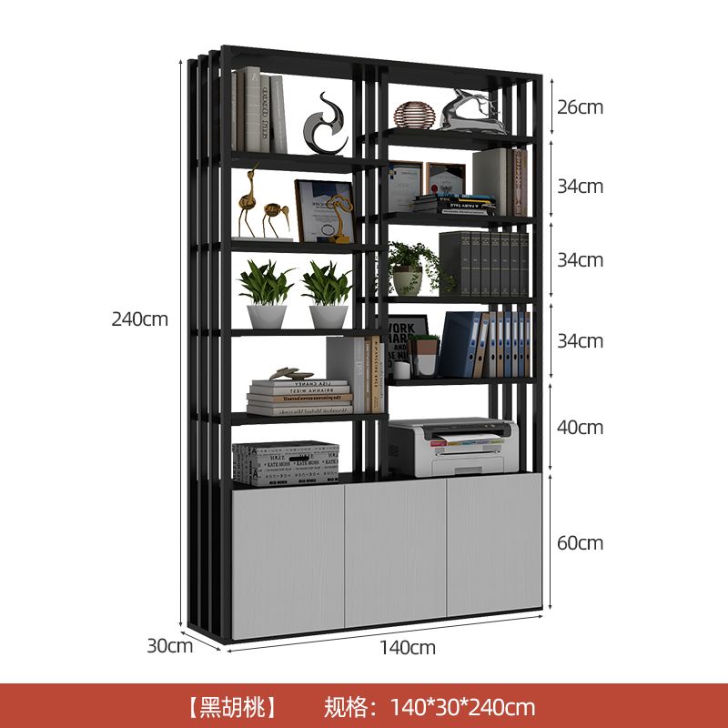 办公室隔断置物架落地餐厅围栏卡座栅栏玄关文件架铁艺屏风隔断柜