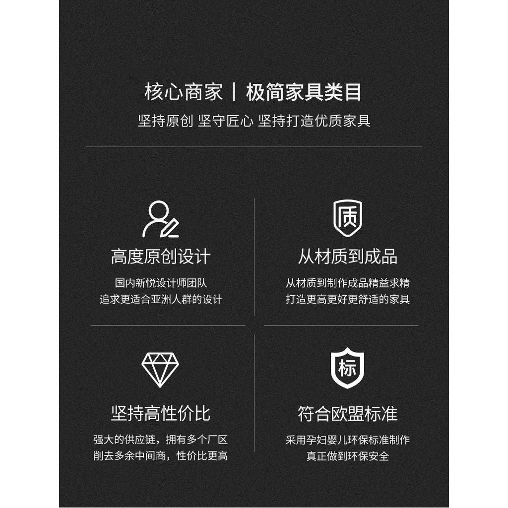 魯班02意式極簡沙發頭層牛皮現代客廳大小戶型北歐輕奢貴妃皮藝沙發組合